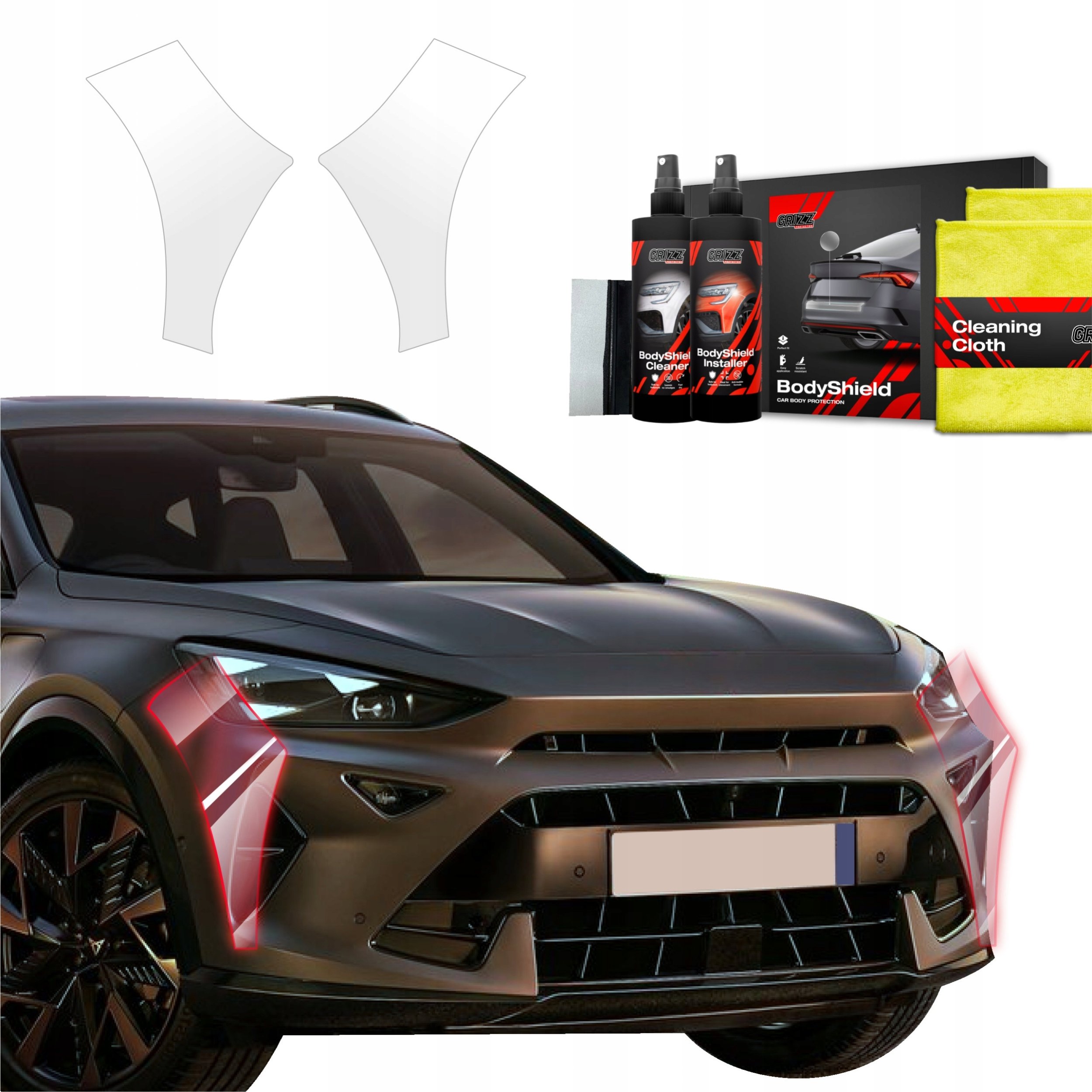 GrizzGlass zderzak GrizzGlass BodyShield do Cupra